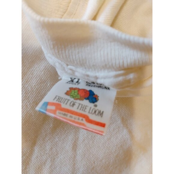 Mens Vintage "Bush In 92 NOT" Tee White Size XL Single Stitch - Picture 4 of 6